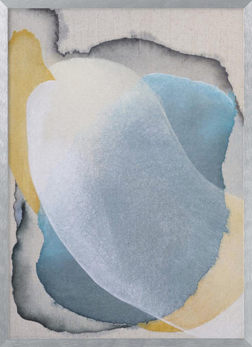 Fluid Serenity | Poster - Silver Frame Interior