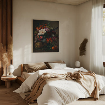 A Vase With Flowers | Canvas - Room Interior 2