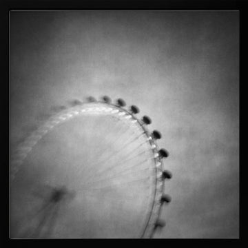 Dreamy London Eye | Poster - Black Metal Frame Interior