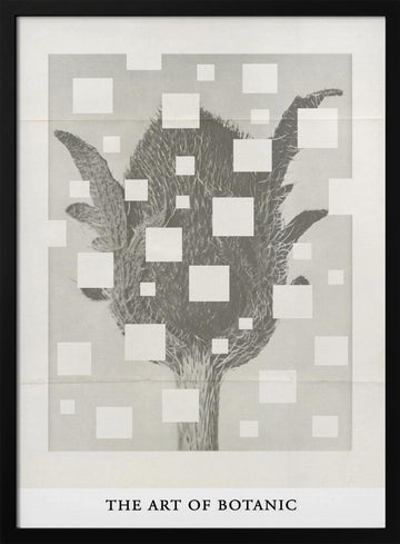 The art of botanic No.3 | Poster - Black Frame Interior