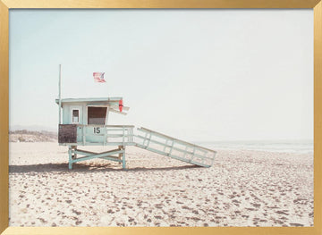 Santa Monica | Poster - Gold Frame Interior