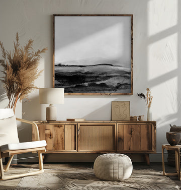 Mono Landscape No1 | Poster - Room Interior 2