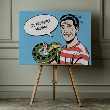 It's Probably Friendly | Canvas - Room Interior 1