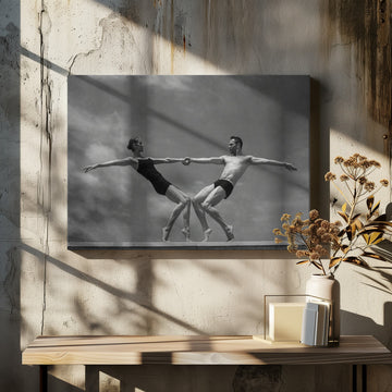 Ballet Partners In Balance | Canvas - Room Interior 2