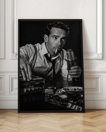 Smoking Radio Host | Poster - Room Interior 1