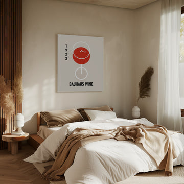 Bauhaus Wine Glass | Canvas - Room Interior 2