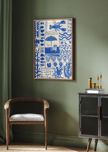 Fabulous Beach Day | Poster - Room Interior 2