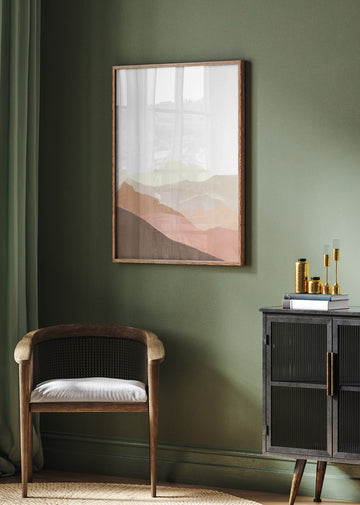 Soft Desert Layers | Poster - Room Interior 2
