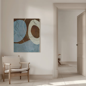 Ethereal Circles | Canvas - Room Interior 1