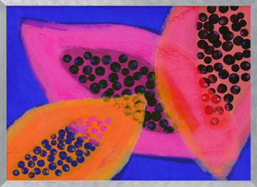 Yummypapaya | Poster - Silver Frame Interior