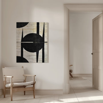 Geometric Harmony | Canvas - Room Interior 1