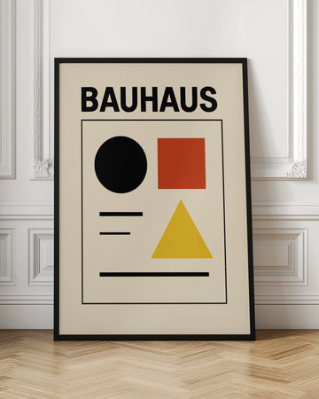 Bauhaus Primary Shapes | Poster - Room Interior 1