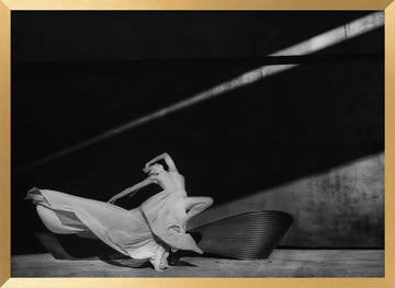 Graceful Shadow Dance | Poster - Gold Frame Interior