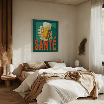 Santé Beer Toast | Canvas - Room Interior 2