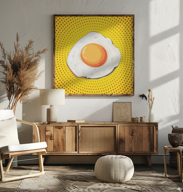 Sunny Side Pop Art | Poster - Room Interior 2