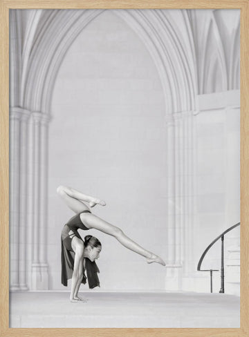 Elegant Dancer Archway | Poster - Wood Frame Interior