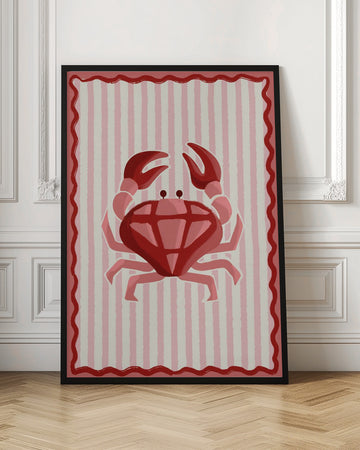 Pink Diamond Crab | Poster - Room Interior 1