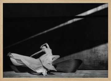 Graceful Shadow Dance | Poster - Wood Frame Interior