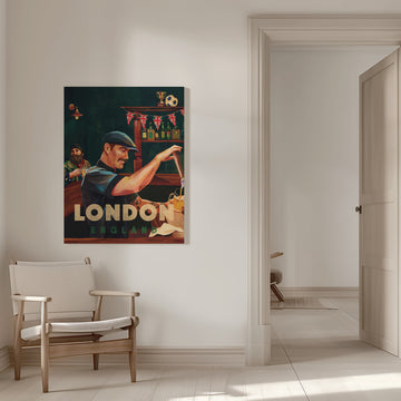 London England Pub Bartender | Canvas - Room Interior 1
