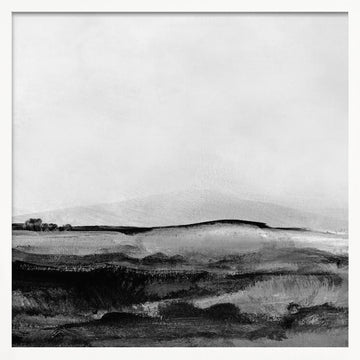 Mono Landscape No1 | Poster - White Frame Interior