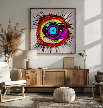 Vivid Eye Burst | Poster - Room Interior 2