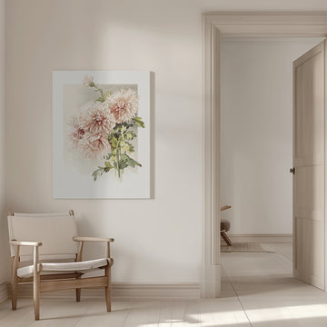 Chrysanthemums | Canvas - Room Interior 1