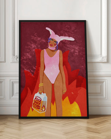 Girl On Fire | Poster - Room Interior 1