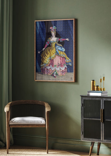 Rococo Stage Costume | Poster - Room Interior 2