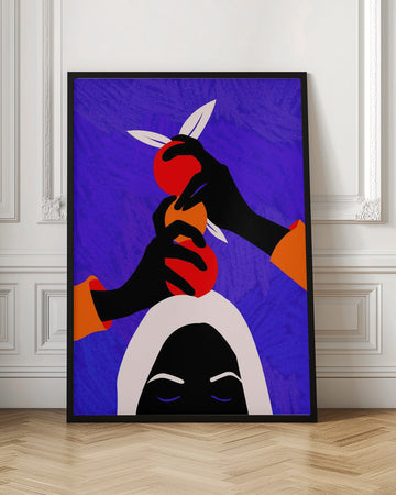 Vibrant Fruit Meditation | Poster - Room Interior 1