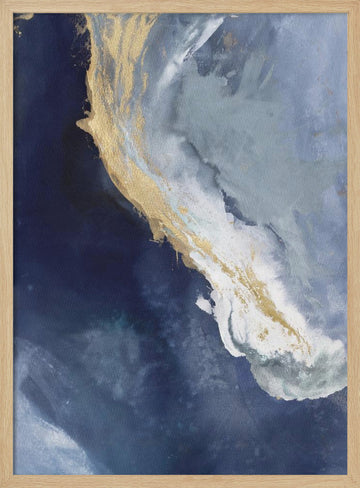 Golden Drift | Poster - Wood Frame Interior