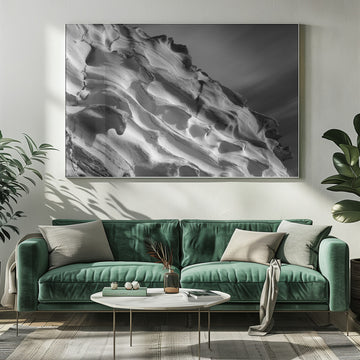 Wavy Rock Formations | Poster - Room Interior 1
