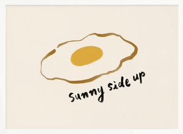 Sunny Side Up | Poster - White Frame Interior