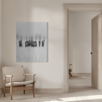 Oryx in the Mist | Canvas - Room Interior 1