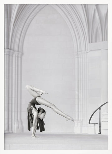 Elegant Dancer Archway | Poster - White Frame Interior