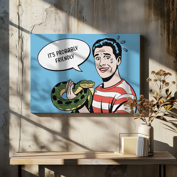 It's Probably Friendly | Canvas - Room Interior 2