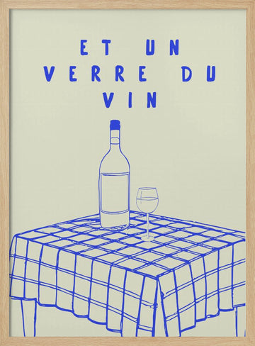 Etunverreduvin | Poster - Wood Frame Interior