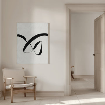 Flowing Ink Dance | Canvas - Canvas Interior