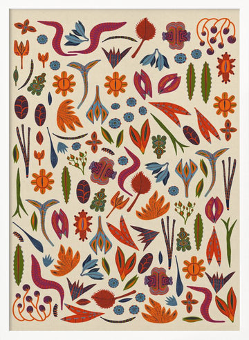 Ornaments | Poster - White Frame Interior