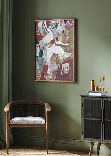 The magical wild geese | Poster - Room Interior 2