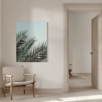 Tropical Palm Fronds | Canvas - Room Interior 1