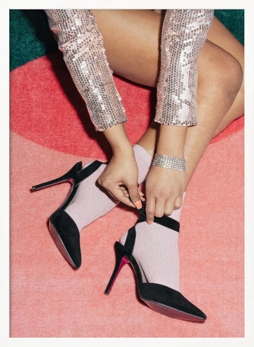 Glamorous Heels Style | Poster - White Frame Interior