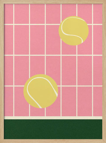 Tennis Kitchen | Poster - Wood Frame Interior