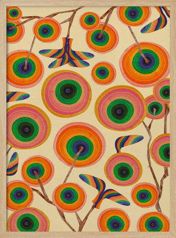 Rainfield | Poster - Wood Frame Interior