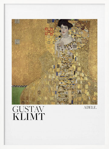 Portrait of Adele Bloch Bauer I (1907) Poster | Poster - White Frame Interior