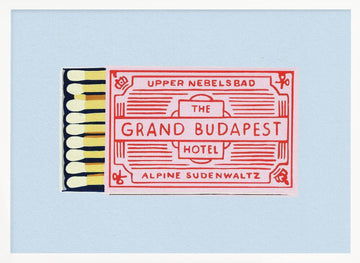 Charming Vintage Matchbox | Poster - White Frame Interior