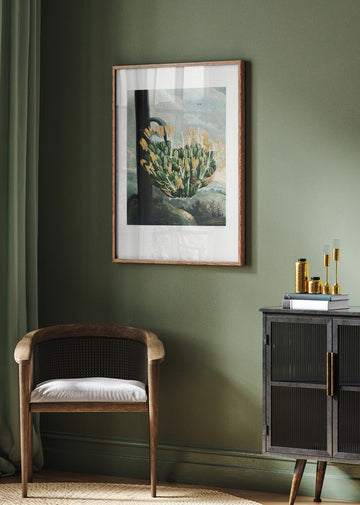 The Aloe from The Temple of Flora (1807) | Poster - Room Interior 2