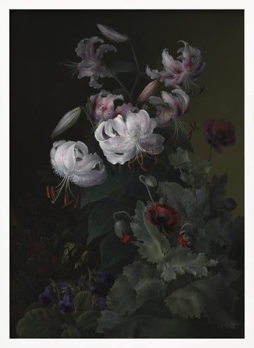 Flowering Plants | Poster - White Frame Interior