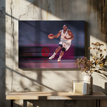 Focused Basketball Player | Canvas - Room Interior 2