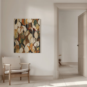 Mosaic Forest Vibrance | Canvas - Room Interior 1