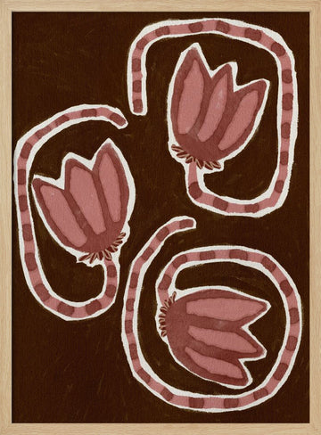 Delicate Bloom 19 | Poster - Wood Frame Interior